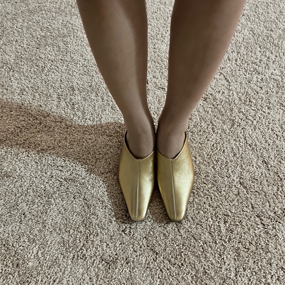 STAUD metallic leather mule. 38 - Picture 11 of 17